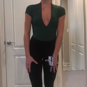 Green bodysuit Size XS